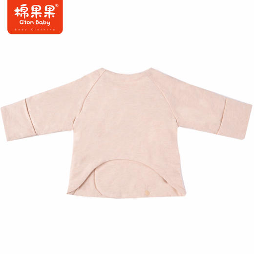 棉果果冬季新品彩棉夹薄棉保暖透气铺棉半背衣上装M401110822681 商品图3