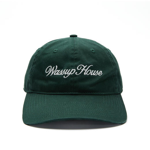 WassupHouse 斜纹布刺绣基础弯檐帽 商品图4