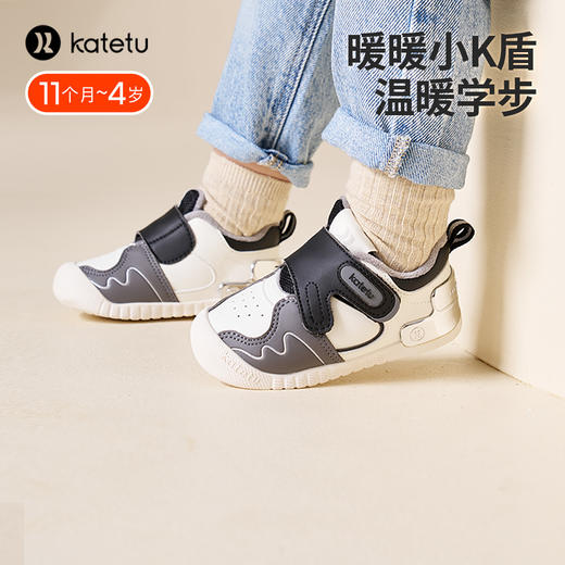 卡特兔学步鞋女宝宝2023秋冬新款婴儿鞋机能鞋加绒保暖儿童棉鞋 商品图3