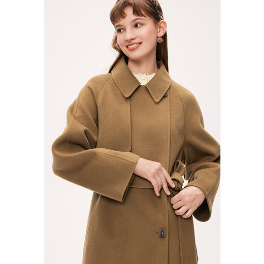 【严选】诗凡黎冬风衣款双面呢大衣7EA370811 商品图0