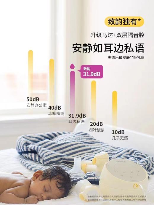 9楼母婴生活馆 美德乐旗舰sonata致韵双边智能电动吸奶器原装进口静谧舒享吸乳 吊牌价：3880元 活动价：3499元 商品图3