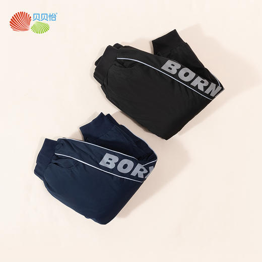 贝贝怡童装男童时尚工装羽绒裤子冬季宝宝保暖加厚休闲束脚裤234K2527
 商品图4