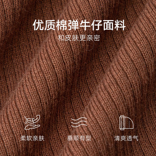 【严选】诗凡黎冬宽松翻领H廓形连衣裙7E9293901 商品图4