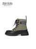 西村名物2023秋季新品舒适厚底高帮鞋机车风短靴登山马丁靴T23DS45731 商品缩略图2