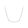 【舞纱】S925银一字微笑锆石项链【YXS-F1671】 商品缩略图4