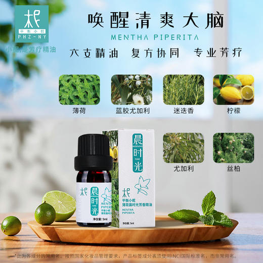 平衡小柅 薄荷晨时光 芳香熏香 精油  扩香闻嗅 扩香机  学习办公用 开车驾驶用 商品图3