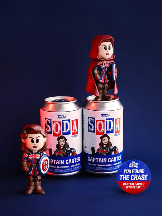 Funko SODA What If漫威动画假如卡特队长随机隐藏款苏打罐手办摆件 68836 商品图2