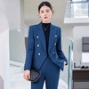 娜璐多 英伦风双排扣小西服+微叭裤两件套时尚百搭西装套装通勤2023秋款 商品缩略图1