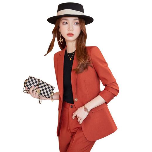 娜璐多 休闲小西装外套娜璐多2023年秋季新款时尚气质西服单排扣套装百搭 商品图4