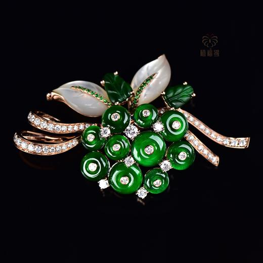【锦绣年华】翡翠胸针坠-XZ12305061 商品图3