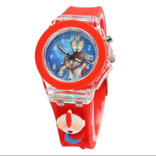 买一送一【奥特英雄手表】发光LED硅胶手表   夜光石英表  卡通公仔儿童手表 商品图8