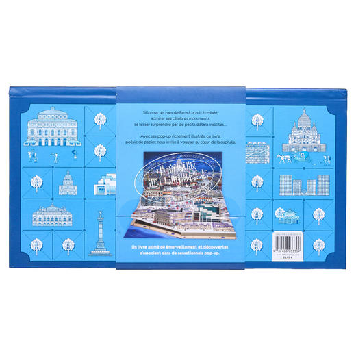 【中商原版】巴黎 漫步不夜城 立体书 法文原版 Paris voyage anime au coeur de la ville lumiere Arnaud Roi 商品图1