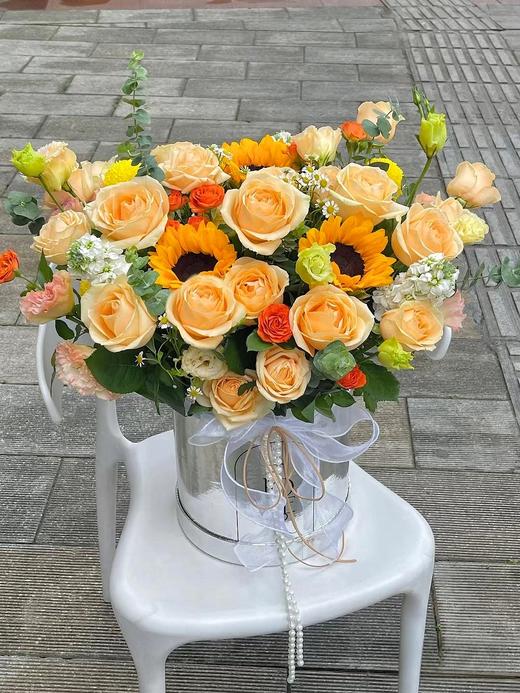 粉黛凌霄浩如烟海----韩式繁花抱抱桶五选一 商品图2