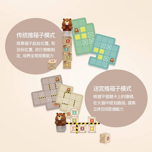 特宝儿小熊推箱子逻辑游戏 商品图3