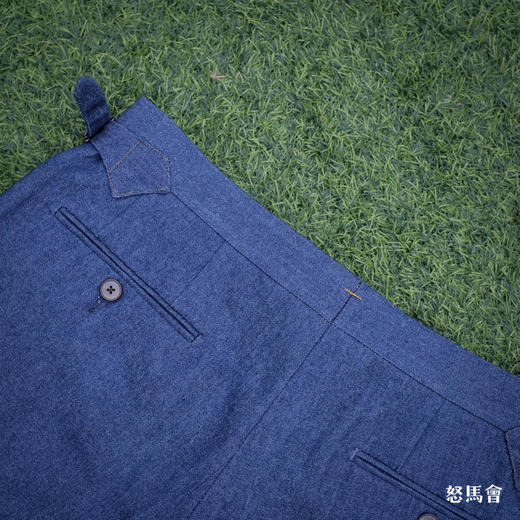 Sojitz 蓝色丹宁意式工艺裤装 商品图11