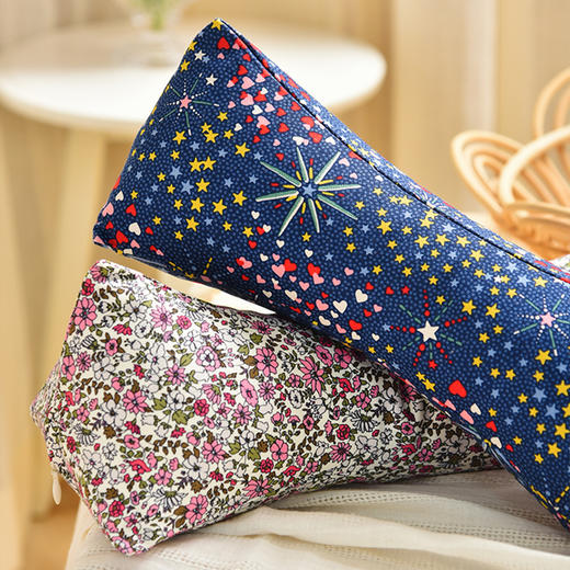 森系碎花与繁星系列颈椎枕荞麦壳枕头学生儿童睡眠护颈枕 商品图2