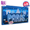 【中商原版】巴黎 漫步不夜城 立体书 法文原版 Paris voyage anime au coeur de la ville lumiere Arnaud Roi 商品缩略图0