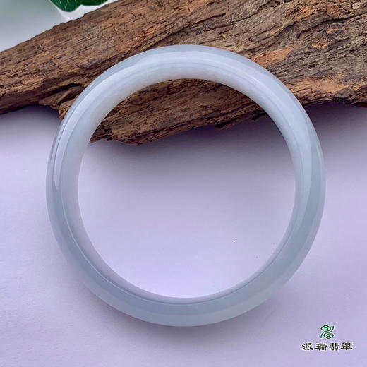 派瑞翡翠 翡翠手镯 糯种 浅紫 商品图3