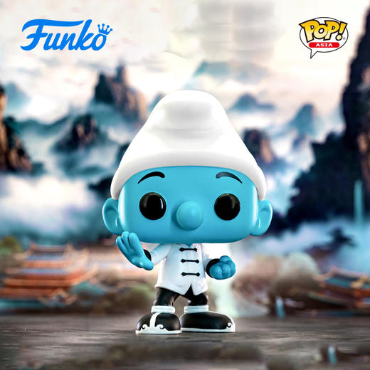 POP! Asia: The Smurfs- Hefty Smurf亚洲系列 蓝精灵健健手办公仔摆件 74805 商品图1