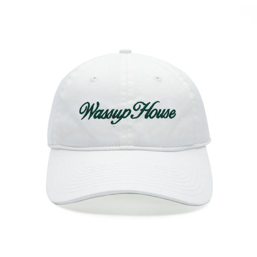 WassupHouse 斜纹布刺绣基础弯檐帽 商品图6