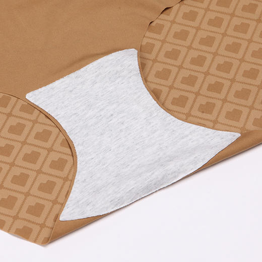 都市丽人纯色简约Vbra泳布平角女士内裤少女内裤LP367N 商品图7