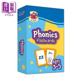 【中商原版】英国CGP原版教辅 New Phonics Flashcards for Ages 3-5: perfect for home learning3-5岁新Phonics抽认卡