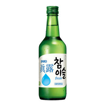 真露竹炭酒原味 韩国原瓶进口 360ml 16.5%vol 商品图1