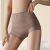 【性感半透边 穿出“蜜桃臀”】秋冬新品高腰性感蕾丝收腹内裤，聚乳酸桑蚕丝5A抑jun裆，好穿不夹臀，提拉臀部，丝滑绸缎，半透蕾丝花边，性感半透裤腿，柔软触感干爽不闷热！ 商品缩略图4