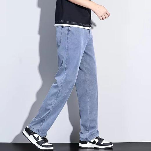 热卖中！！NOXELES 男士莱赛尔天丝牛仔裤，宽松版型，舒适透气！（下单72小时内发货） 商品图1