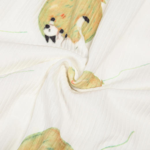 都市丽人好睡好眠女士睡衣坑条数码印花海岛绒厚款长袖长裤类家居服套装LH32K8 商品图3