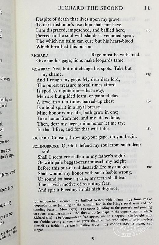 【中商原版】莎士比亚历史剧卷2 理查二世 亨利四世五世八世Everyman Library Classics Histories  Shakespeare 英文原版 商品图7