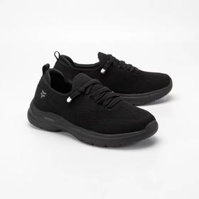 源之民春季新款飞织面料橡塑底运动健步男鞋