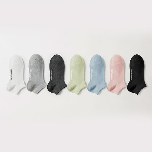 都市丽人简约系列柔柔袜船袜中厚款女士常规袜袜子LC3DF7 商品图1