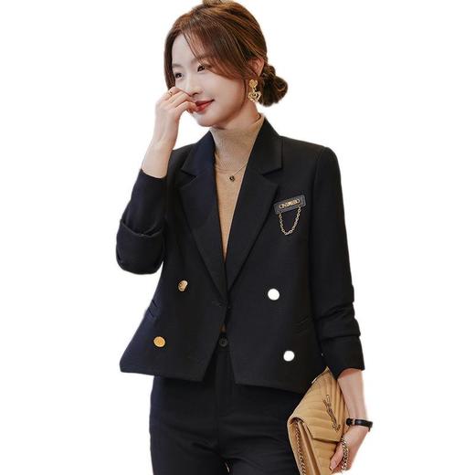 短款西服套装女秋季2023新款小个子时尚气质高级感休闲小西装外套 商品图4