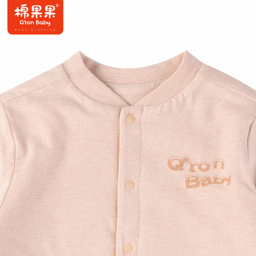 棉果果冬季新品彩棉夹薄棉保暖透气铺棉对开上衣T恤M401100822687 商品图5