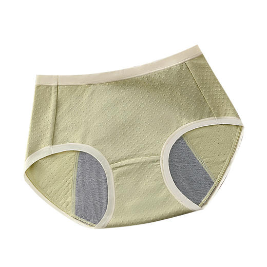 【中腰少女纯棉舒适透气女士内裤】中腰设计提供贴身舒适，透气全棉裆，加宽加长防漏裆，穿着舒适，亲肤，不易闷热，轻薄透气，柔软舒适不紧绷，生理内裤加宽加大防漏月经姨妈裤！ 商品图4