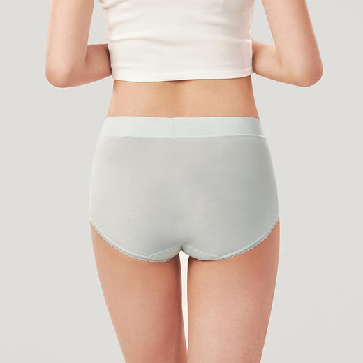 都市丽人基础系列棉质三角女士内裤中腰三角裤LK31B5 商品图2