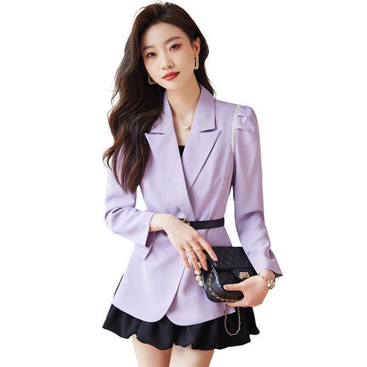 娜璐多 时尚西装外套女设计感小众2023秋新款高级感休闲韩版流行套装裤裙 商品图4