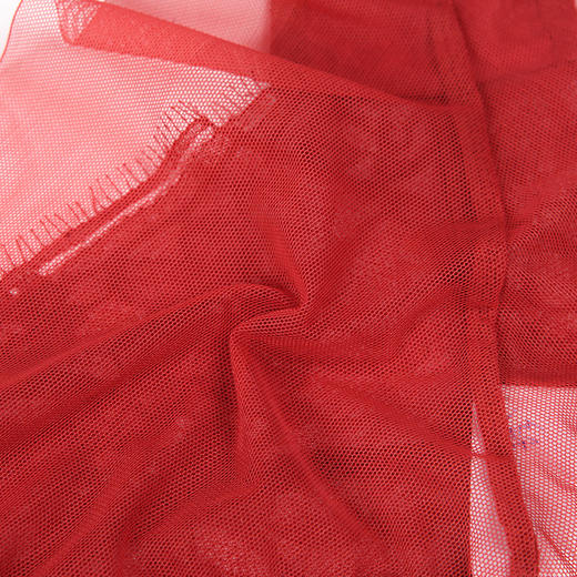 都市丽人薄透丝滑纯色蕾丝+锁边布三角女士内裤纯色内裤新年本命年红品YP31A9 商品图3