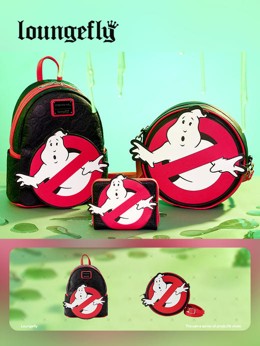 Loungefly Sony Ghostbusters No Ghost Logo Crossbody索尼捉鬼敢死队斜挎包 GBTB0004 商品图1