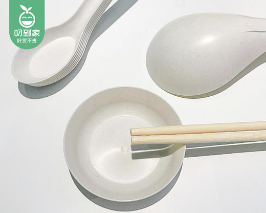 觅咻一次性稻壳餐具套装/1份（10人份*2包）限用日期：30年9月 商品图1