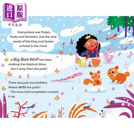 【中商原版】米娜公主 下雪天Princess Minna The Big Bad Snowy Day英文原版 儿童漫画故事书 全彩插图章节书 进口绘本故事 商品图2