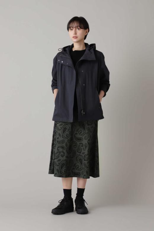 Margaret Howell 23AW 日版墨绿色佩斯利纹丝棉半裙 商品图6