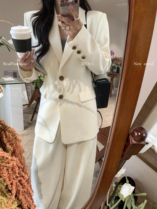 Read Nameless /高品质醋酸白西装套装 商品图2