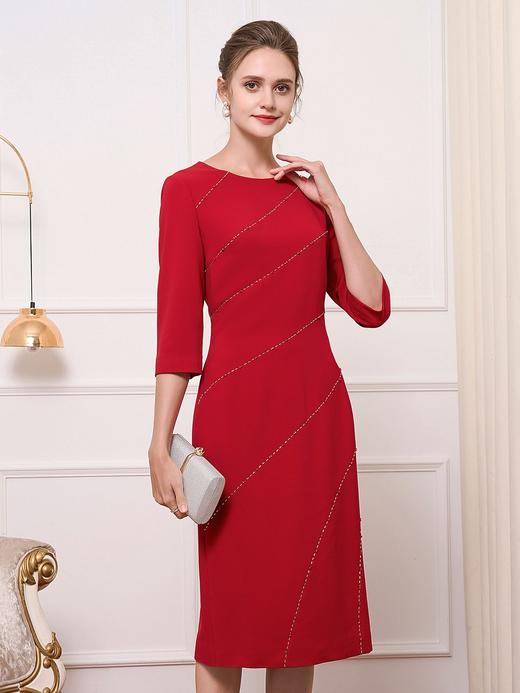 DNO-3HF1685-1宴装大码连衣裙 商品图2