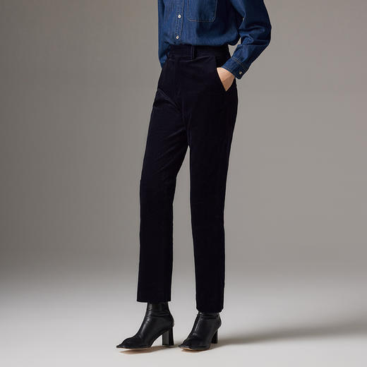 IN AND ON 灯芯绒显瘦休闲直筒裤 52610 商品图3