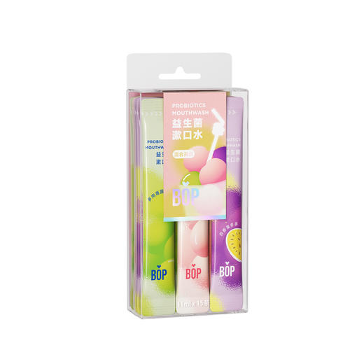 波普专研（bop）益生菌条装混合果味漱口水 商品图0