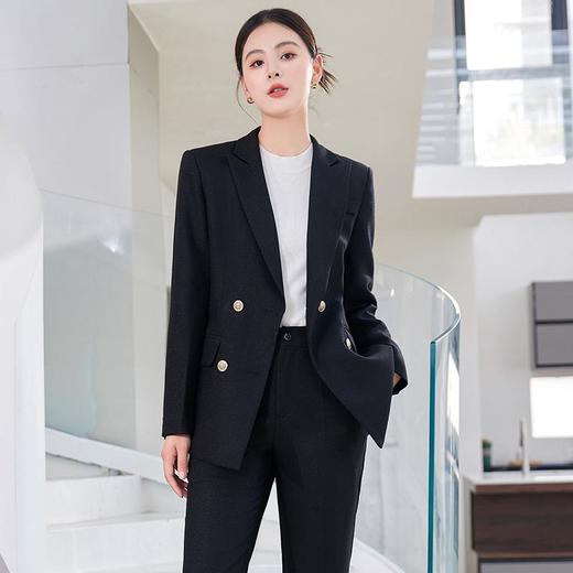 娜璐多 高级感通勤套装女时尚气质小西服微叭裤两件套韩版职业2023秋新款 商品图2