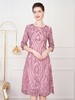DNO-3HF1173-1宴会礼服喜婆婆装秋季新款小个子连衣裙 商品缩略图1