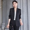 娜璐多 气质优雅女士西装套装2023年春秋季新款优雅商务通勤烫钻长袖西服 商品缩略图2